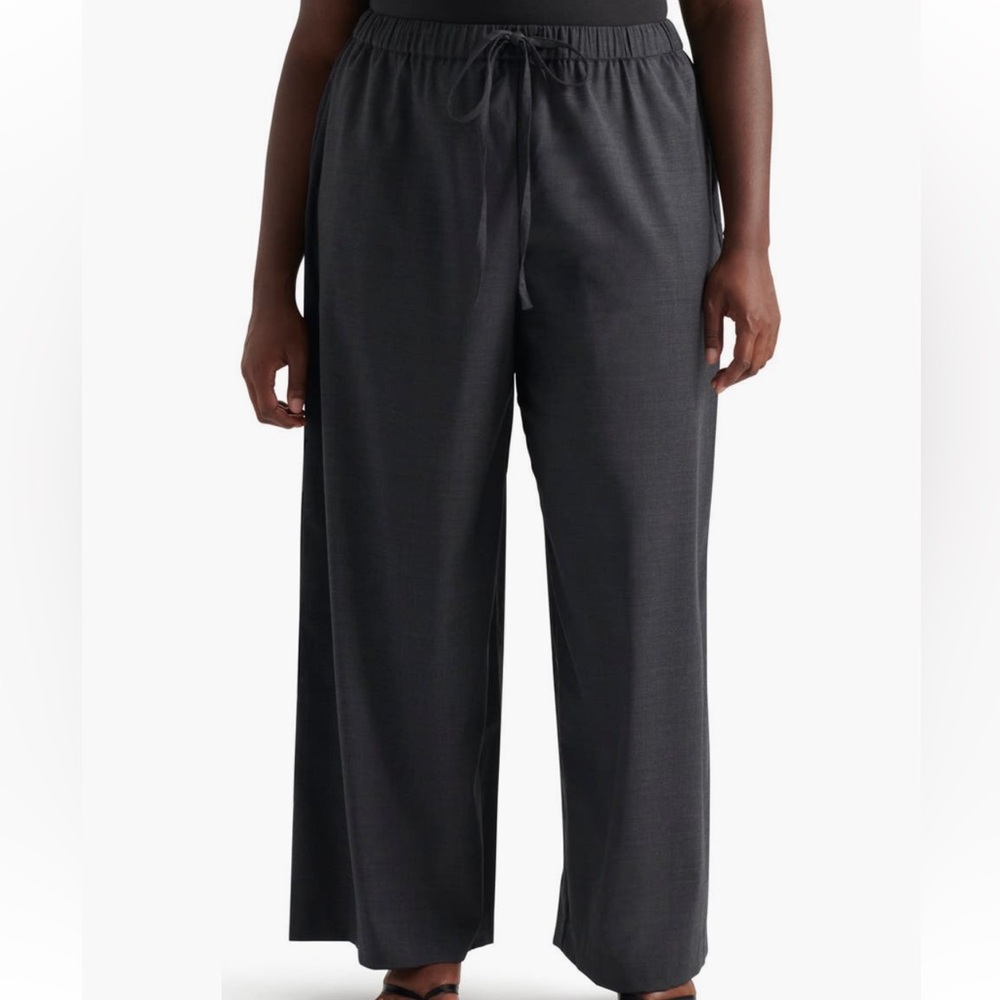 NWT Pari Passu Wool Blend Andy Pants Gray Charcoal D18